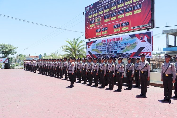 Siswa SPN Polda NTT Melaksanakan Latja Di Polres TTS