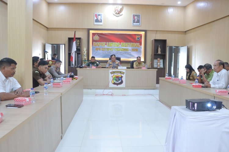 Gandeng Lintas Sektoral, Polres TTS Gelar Rakor Ops Ketupat Turangga -2025