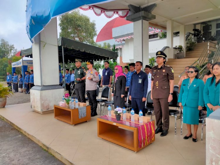 Perkuat Sinergitas Forkopimda Di TTS Kapolres TTS Hadiri Upacara Harkitnas Di Pemda TTS