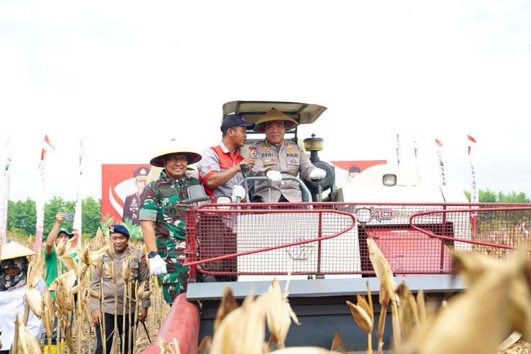 Ekspor Jagung Perdana Tandai Keberhasilan Sinergi Strategis Gugus Tugas Ketahanan Pangan POLRI