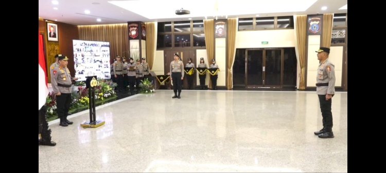 Kapolri Pimpin Upacara Pemuliaan Nilai Tribrata Jelang Hari Bhayangkara ke-79