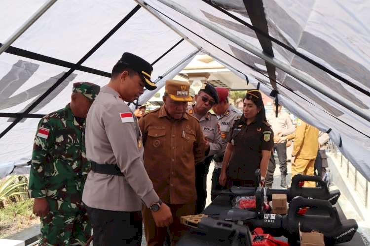 Kesiapan Hadapi Bencana Hidrometeorologi, Polres TTS Gelar Apel Kesiapan