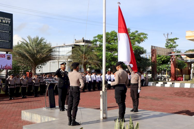 Mengenang  dan Menghormati Jasa Para Pahlawan, Polres TTS Melaksanakan  Upacara Peringatan Hari Pahlawan