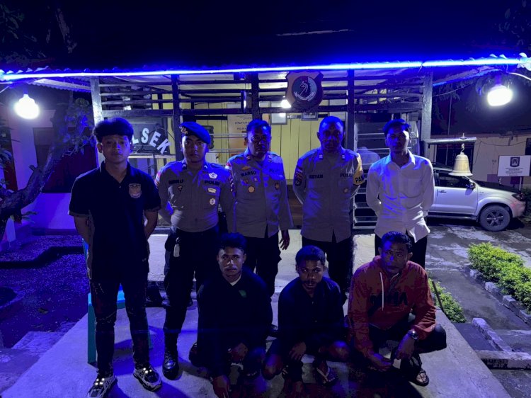 Gerak Cepat, Polres TTS Amankan Tiga Warga  yang Diduga Aniaya Siswa SMA Negeri Benlutu