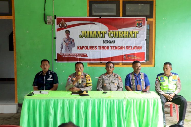 Momen Jumat Curhat, Warga  Sampaikan Keluhan dan Aspirasi Terkait Kamtibmas