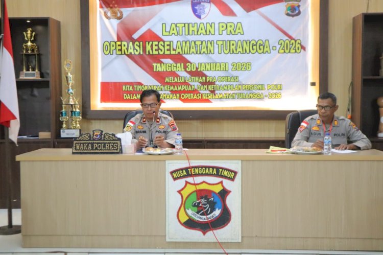 Awali Ops keselamatan, Polres TTS Gelar Latihan Pra Operasi Keselamatan