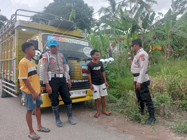 Idul Fitri 1447 H Aman dan Kondusif, Polsek Ki’e Intensif Patroli Dialogis