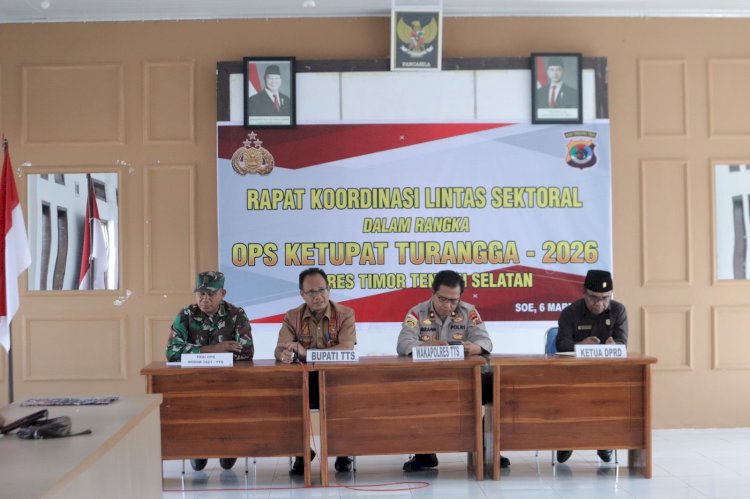 Perayaan Idul Fitri 1447 H, Aman dan Kondusif, Polres TTS Laksanakan Rapat Kordinasi Lintas Sektoral