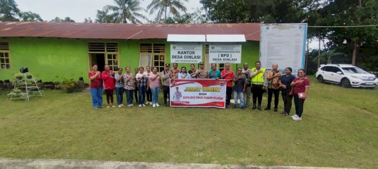 Gelar Jumat Curhat , Polres TTS  Sosialisasi KUHP dan KUHAP