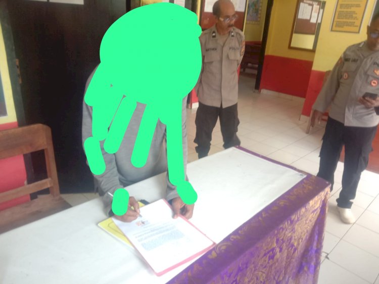Polsek Mollo Selatan berhasil Amankan Oknum  Penyebar Hoax yang Sudutkan Institusi Polri