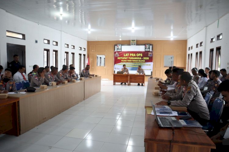 Tingkatkan Kesiapan Personil, Polres TTS Gelar Lapraops Ketupat Turangga 2026
