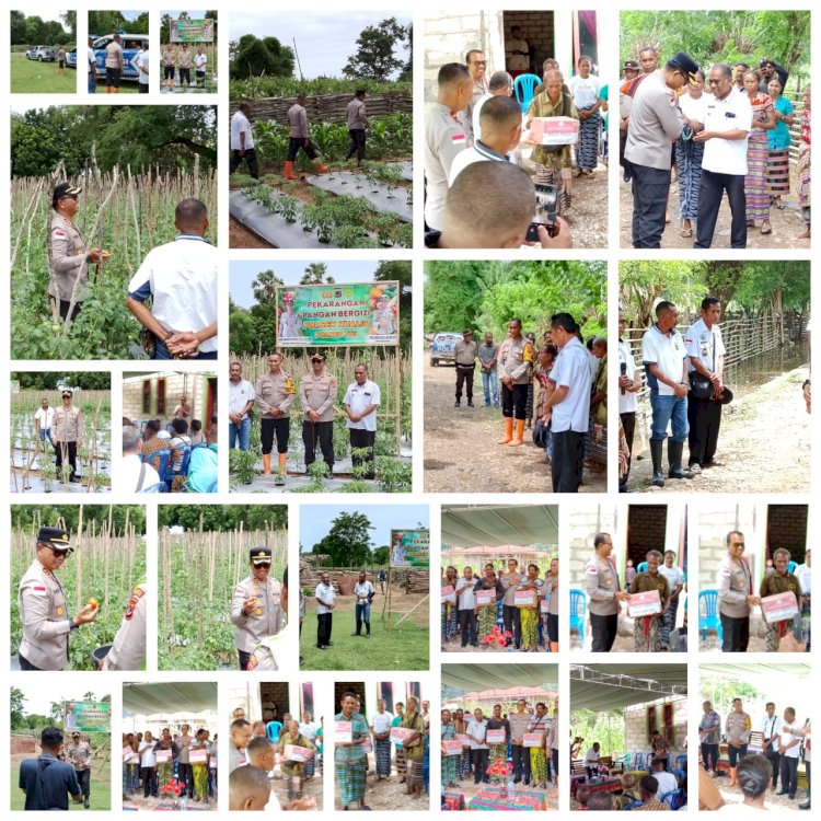 Kapolres TTS Kunjungi Desa Toineke, Dorong Masyarakat Alihkan Produksi Miras ke Gula Merah