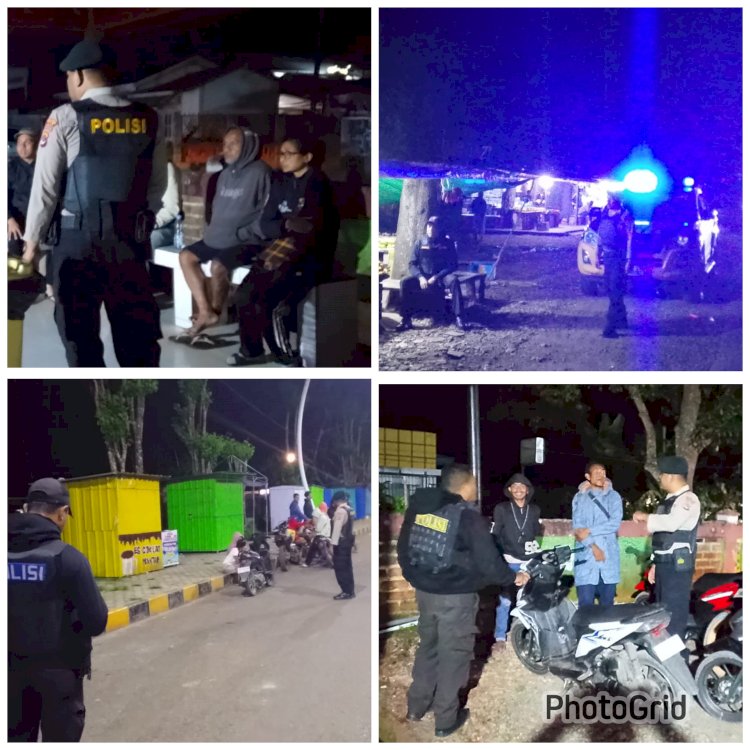 Polres TTS Gencarkan Patroli Malam di Kota Soe Untuk Cegah Kejahatan