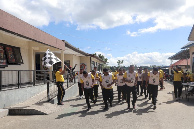 Polres TTS Laksanakan Samjas dan Bela Diri Polri Semester Satu Tahun 2026