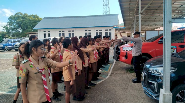Tanamkan Disiplin pada Generasi Muda: Sat Binmas Polres TTS Laksanakan Latihan Saka Bhayangkara