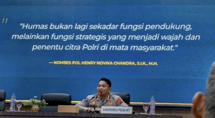 Kabidhumas Polda NTT Ingatkan Bahaya Konten AI Manipulatif, Pers dan Masyarakat Diminta Utamakan Verifikasi Informasi