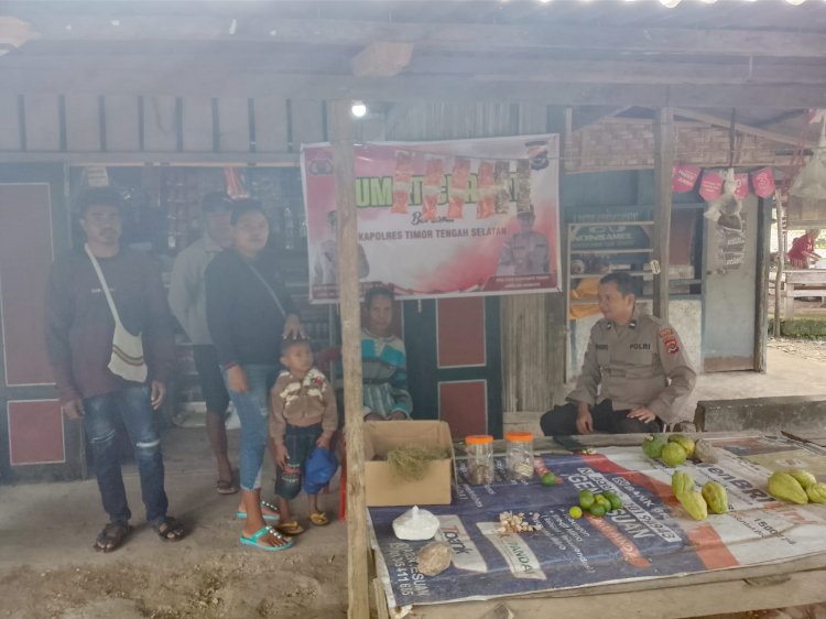 Kanit Binmas Polsek Kuanfatu Laksanakan Patroli dan Sambang ke Dusun II Desa Kuanfatu