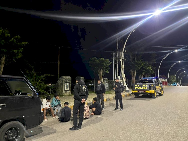 Anggota Sat Samapta Polres TTS Patroli Jam Rawan, Masyarakat Apresiasi Keamanan