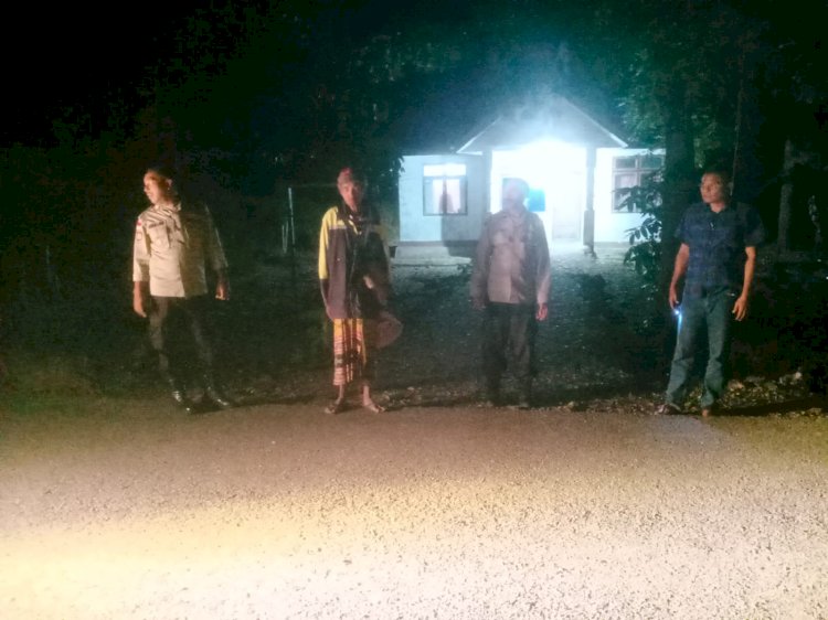Polsek Mollo Selatan Sisir Desa Biloto: Ingatkan Warga Tanggap Bencana Longsor 