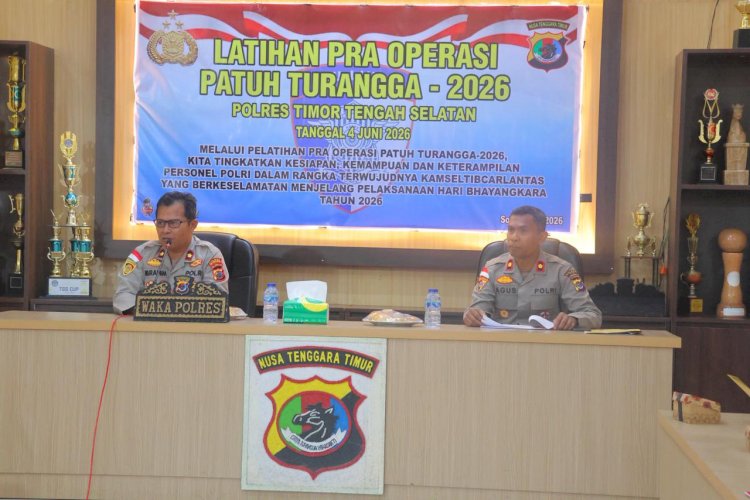 Polres TTS Gelar Latpraops Patuh Turangga 2026, Tekankan Pendekatan Humanis