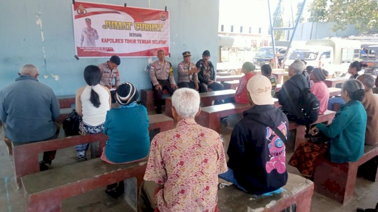 Dekatkan Pelayanan, Sat Binmas Polres TTS Tampung Aspirasi Warga Lewat