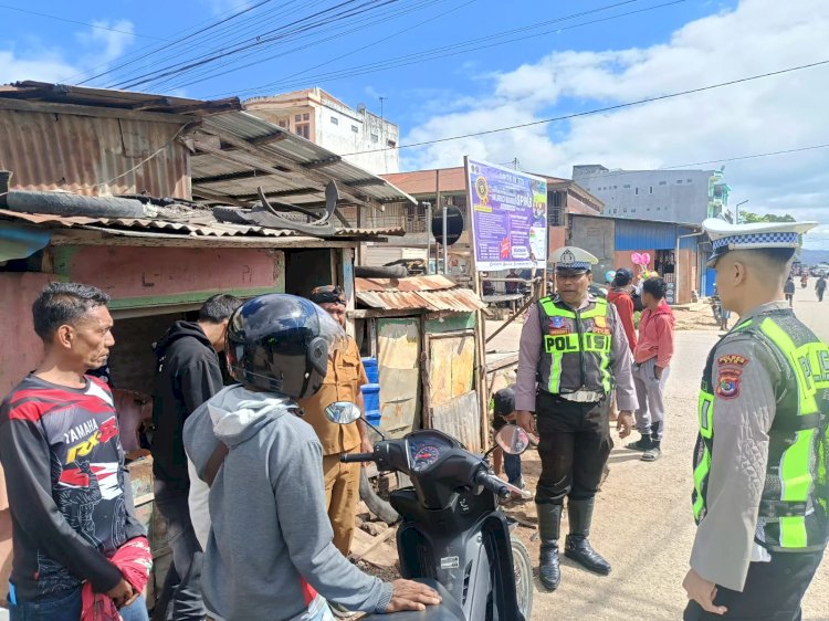 Tingkatkan Kesadaran Berkendara, Sat Lantas Polres TTS Gencarkan Dikmas Lantas dan Sosialisasi Keamanan Jalan Raya