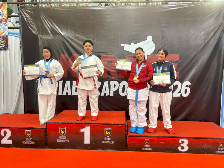 ​Sambut Hari Bhayangkara ke-80, Personel Polres TTS Sabet Medali Emas Pada National Open Karate Championship Kapolri Cup 2026 Di Kota Tanggerang   ​