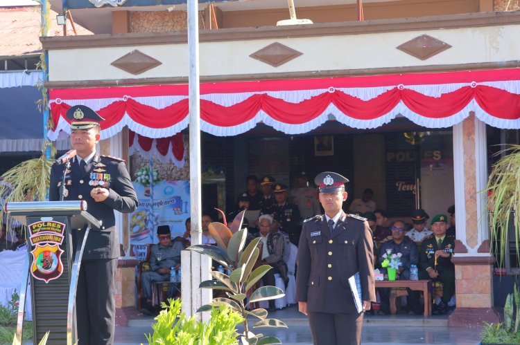 Polres TTS Gelar Upacara Peringatan Hari Bhayangkara ke-80
