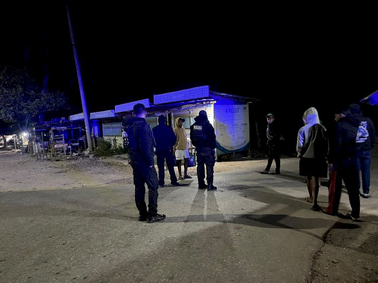 Cegah Kejahatan di Jam Rawan, Sat Samapta Polres TTS Gelar Patroli Perintis Presisi