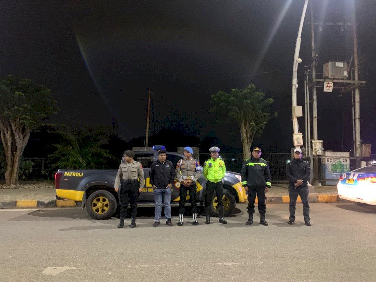Jaga Kondusivitas Wilayah, Polres TTS Laksanakan Patroli Dialogis Cipta Kondisi