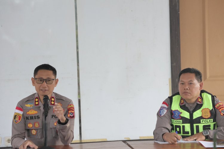 Kapolres TTS Tekankan Kepemimpinan Melayani, Pelayanan Humanis dan Berinovasi Kepada Personel Satlantas