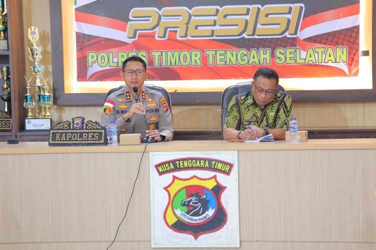 Cegah Karhutla dan Bencana Alam, Polres TTS dan Pemkab Gelar Rakor Lintas Sektor