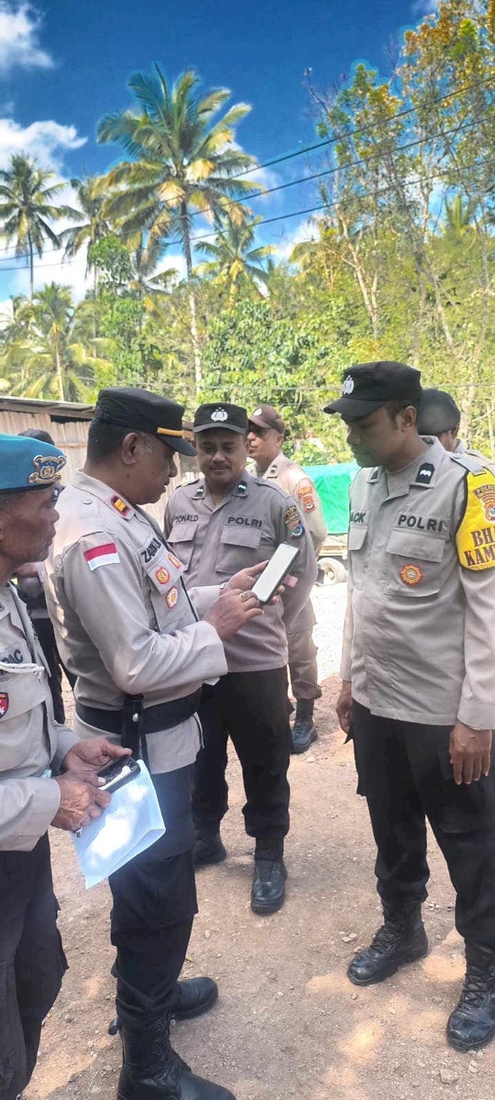 Tingkatkan Kedisiplinan Anggota, Polsek Amanatun Utara Gelar Ops Gaktibplin