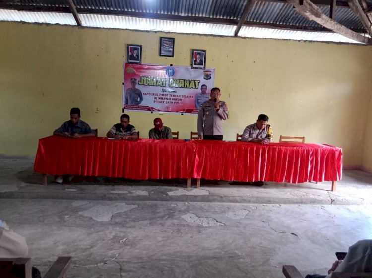 Kapolsek Batu Putih Pimpin 