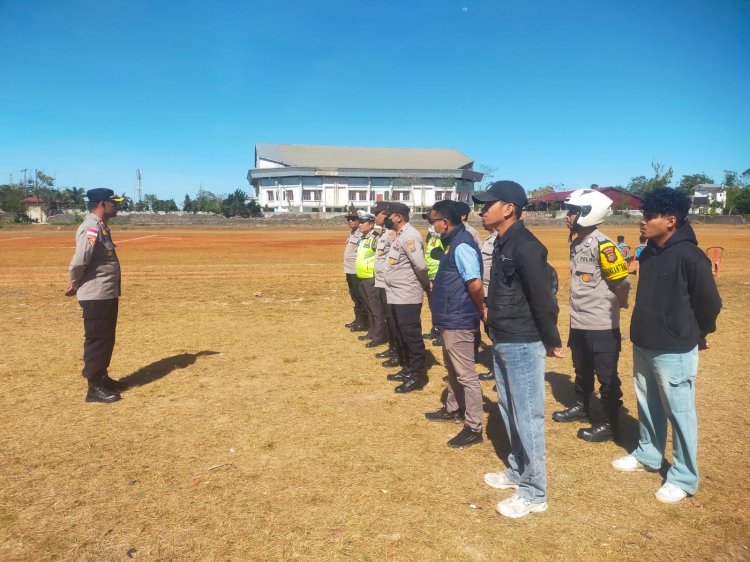 Polres TTS Amankan Turnamen Sepak Bola KSS U-15 Tahun 2026 di Stadion Kobelete SoE