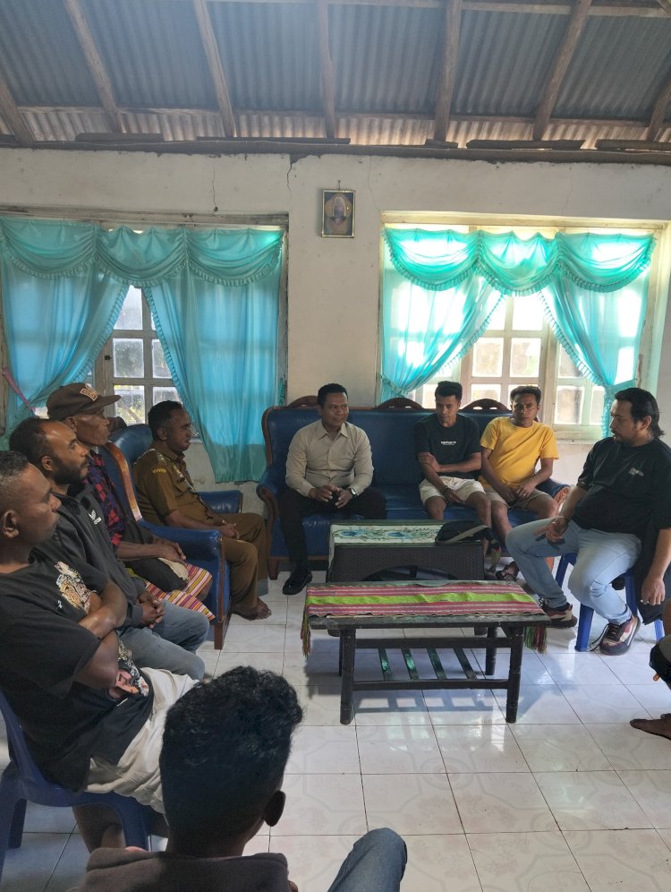 Tolak Perjudian, Polsek Mollo Selatan Gandeng Tokoh Adat dan Pemuda Desa Noinbila