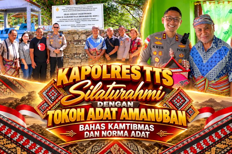 Kapolres TTS Silaturahmi dengan Tokoh Adat Amanuban, Bahas Kamtibmas dan Norma Adat