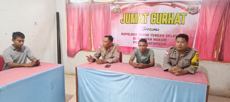 Dengar Langsung Keluhan Warga Desa Supul, Polsek Batu Putih Tekankan Isu Miras Hingga Karhutla.