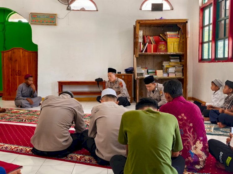 Dukung Ketahanan Pangan hingga Jaga Kondusifitas, Polsek Kualin Gelar Jumat Keliling di Masjid Al-Ikhlas Oehani