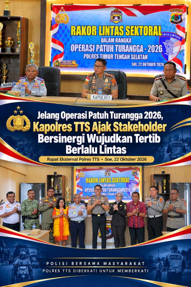 Jelang Operasi Patuh Turangga 2026, Kapolres TTS Ajak Stakeholder Bersinergi Wujudkan Tertib Berlalu Lintas