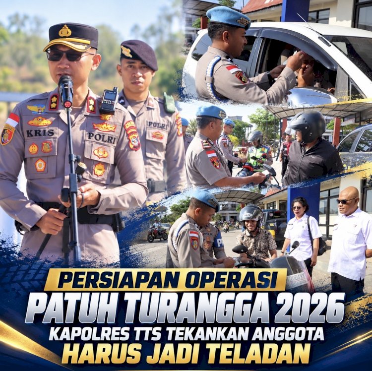 Persiapan Operasi Patuh Turangga 2026, Kapolres TTS Tekankan Anggota Harus Jadi Teladan