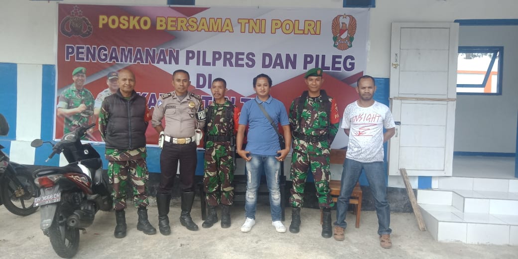 Jelang Pemilu Tahun   2019, Polres TTS Bangun Posko Bersama TNI-Polri