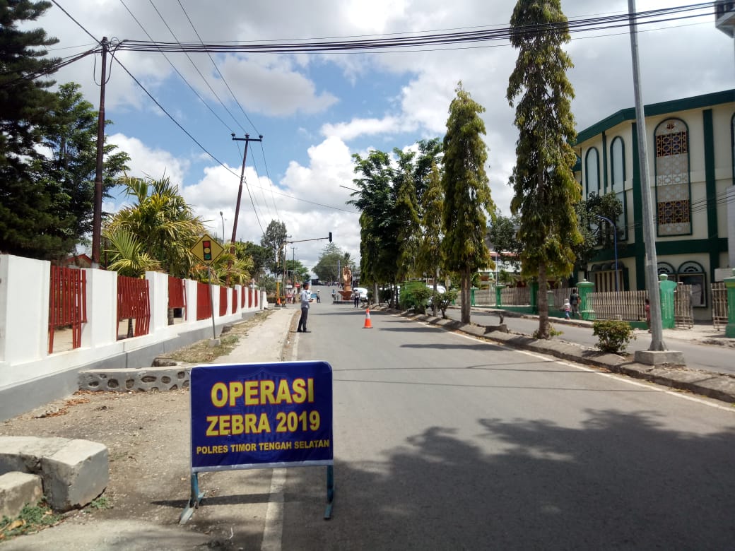 Gelar Opersi Zebra Turangga, Polres TTS melaksanakan kegiatan Penertiban Ranmor